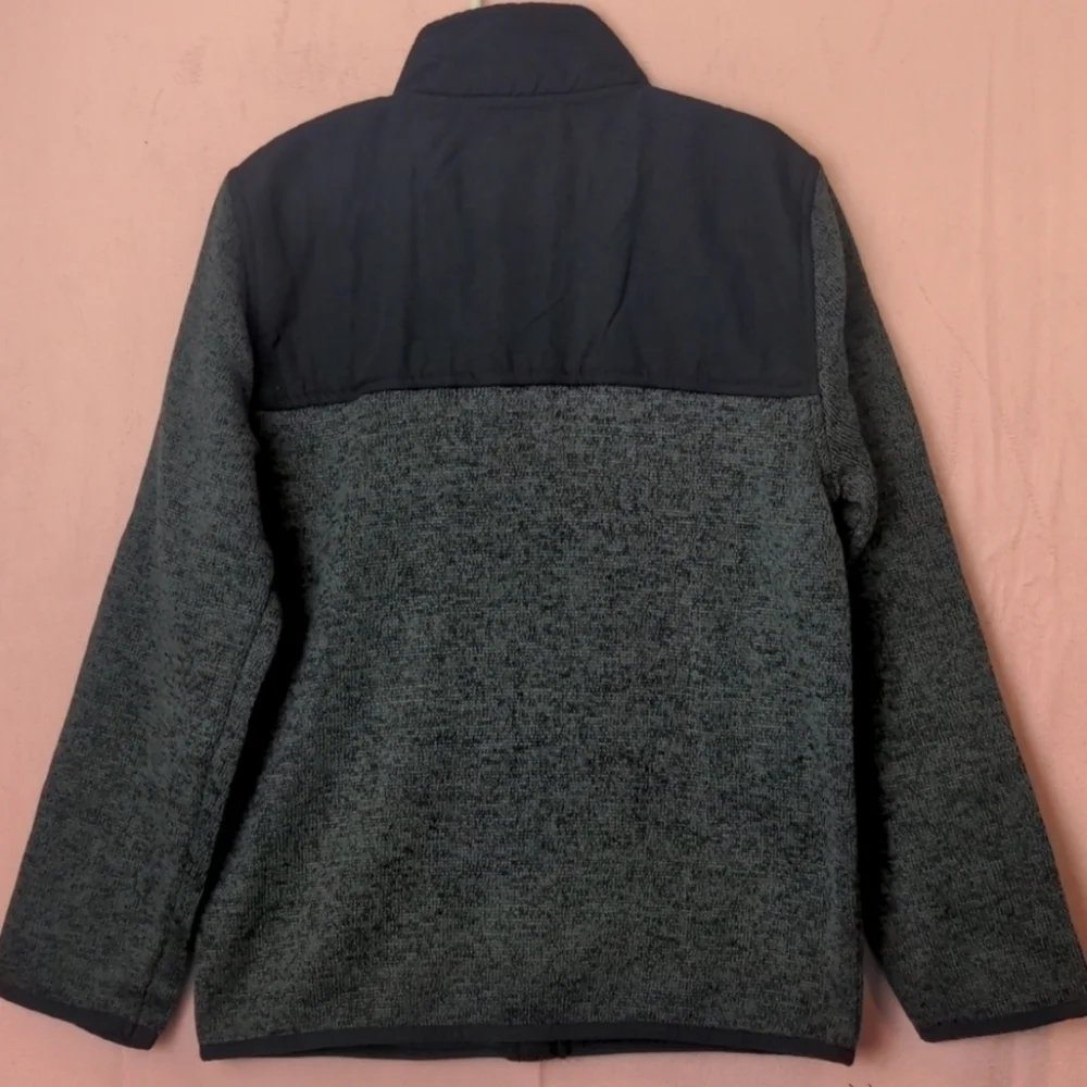 The Children's Place Unisex Blue Fleece Full Zip Jacket with Pockets size Medium